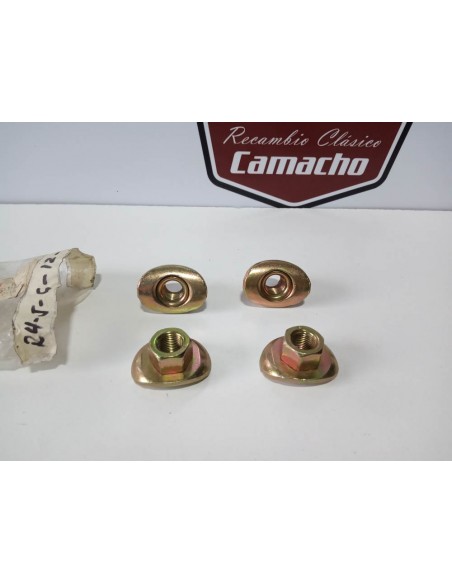 JUEGO 4 TURCAS DE RUEDA RENAULT 4,5,6,12 Y 18