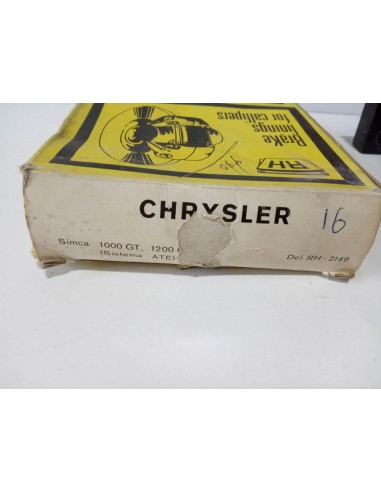 PASTILLAS DE FRENO DELANTERAS SIMCA 1000 Y 1200 GL