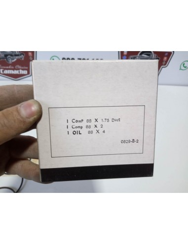 JUEGO SEGMENTOS RENAULT ,CITROEN Y PEUGEOT DE 88 mm STD