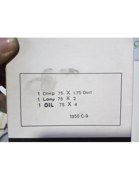 JUEGO DE SEGMENTOS RENAULT,CITROEN,PEUGEOT Y TALBOT 75 mm