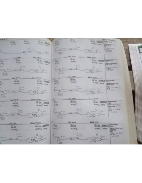 SILENCIOSO TRASERO ESCAPE OPEL ASCONA C