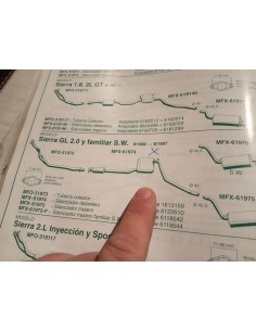 SILENCIOSO INTERMEDIO ESCAPE FORD SIERRA 2.0 2