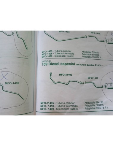 SALIDA COLECTOR ESCAPE LAND ROVER SANTANA 88 Y 109