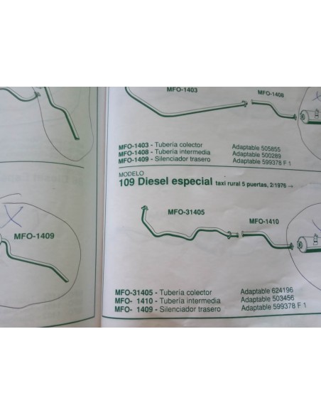 SALIDA COLECTOR ESCAPE LAND ROVER SANTANA 88 Y 109