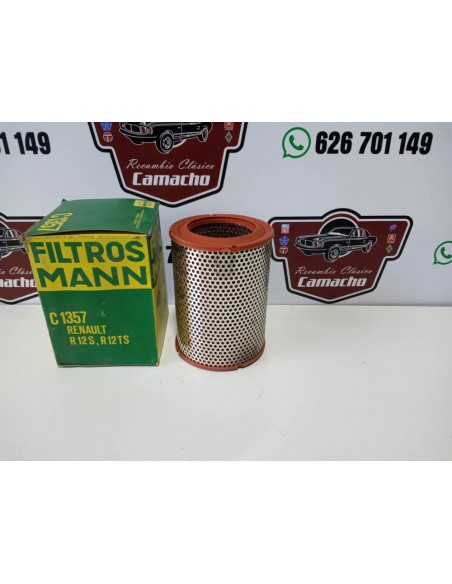 FILTRO DE AIRE RENAULT  5 TS , TX ,COPA , ALPINE , TURBO , 12 S Y TS