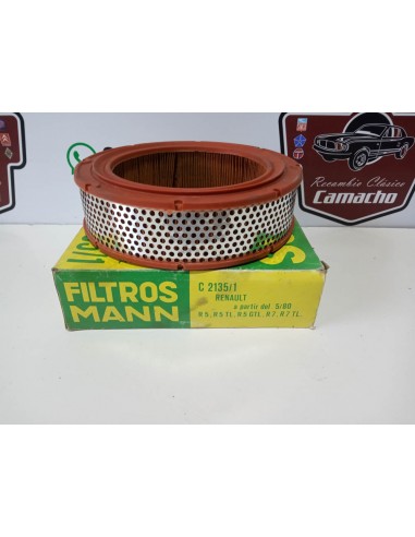 FILTRO AIRE RENAULT 5 Y 7 A PARTIR DEL 5/80