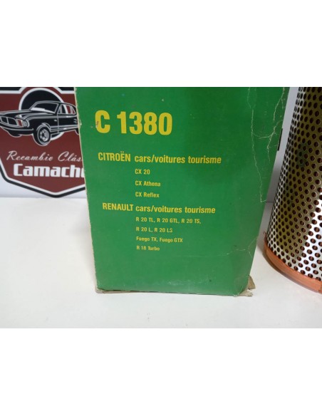 FILTRO DE AIRE RENAULT 18,20,FUEGO Y CITROEN CX