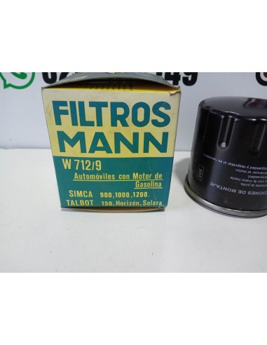 FILTRO DE ACITE SIMCA 900,100,1200 Y TALBOT 150,HORIZON Y SOLARA