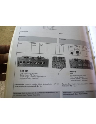 CULATA RENAULT 19,SCENIC,MEGANE 1.9 TD AMC 908049