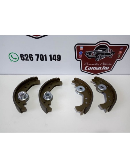 JUEGO ZAPATAS FRENO SEAT 600 E, L ,SEAT 850 Y 133