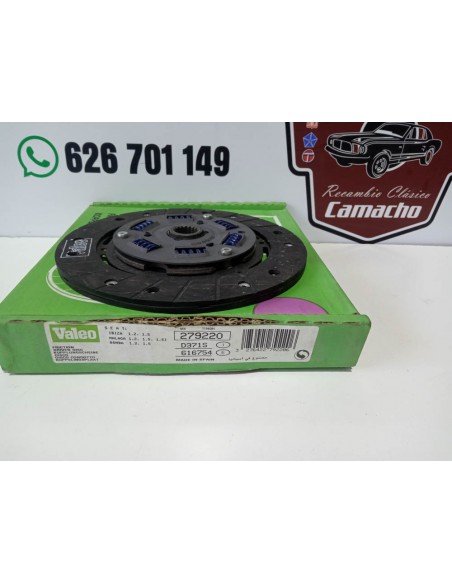 DISCO DE EMBRAGUE SEAT IBIZA,MALAGA Y RONDA 190 mm