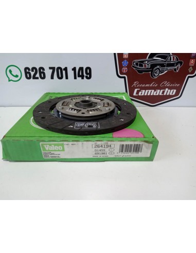 DISCO DE EMBRAGUE SEAT 1200 SPORT,FURA CRONO ,RITMO Y RONDA