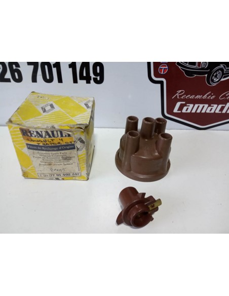 TAPA DE DELCO Y ROTOR RENAULT DUCELLIER