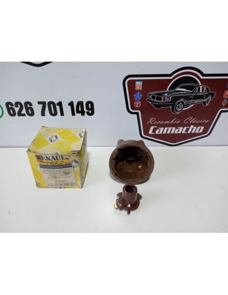 TAPA DE DELCO Y ROTOR RENAULT DUCELLIER