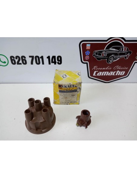 TAPA DE DELCO Y ROTOR RENAULT DUCELLIER