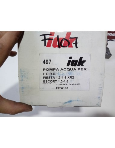 BOMBA DE AGUA FORD FIESTA XR2 ,FORD ESCORT Y ORION 1.3 Y 1.6