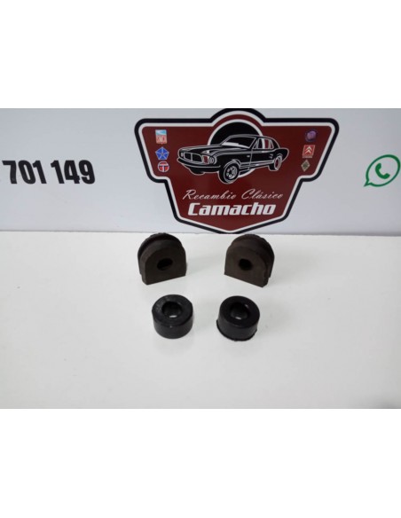 JUEGO GOMAS BARRA ESTABILIZADORA RENAUL 8 ,10 Y ALPINE