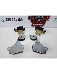 JUEGO SOPORTES MOTOR Y CAMBIO RENAULT 8 ,10 Y ALPNE A110 2