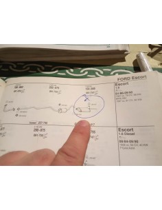 SILENCIOSO TRASERO ESCAPE FORD ESCORT 1.4 Y 1.6 2