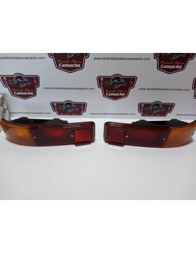 PAREJA PILOTO TRASERO SEAT 127  CON PORTALAMPARAS