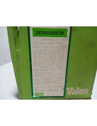 MOTOR DE ARRANQUE RENAULT 18,20,25,30, FUEGO ETC