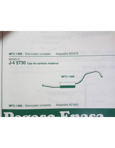 SILENCIOSO ESCAPE FURGONETA SAVA J-4