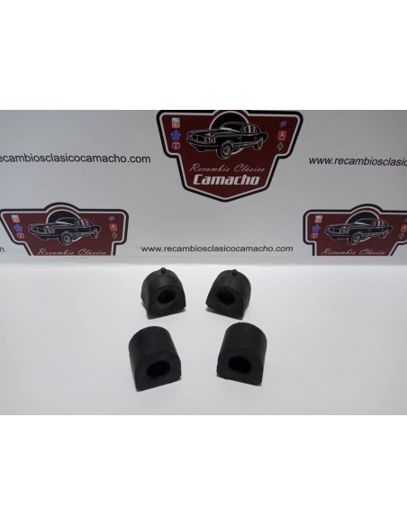 JUEGO 4 GOMAS BARRA ESTABILIZADORA SEAT 124 Y 1430
