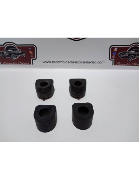 JUEGO 4 GOMAS BARRA ESTABILIZADORA SEAT 124 Y 1430