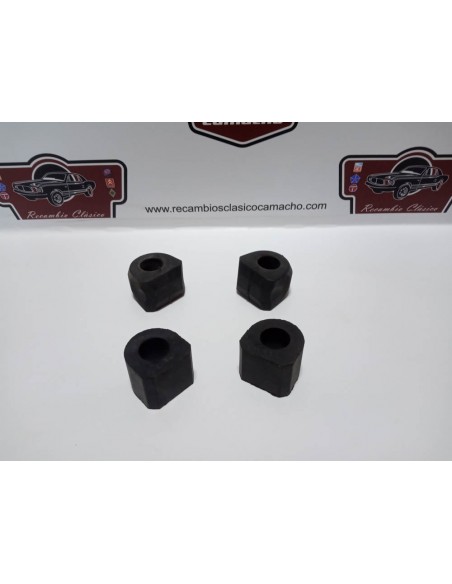 JUEGO 4 GOMAS BARRA ESTABILIZADORA SEAT 124 Y 1430