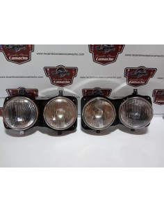 CONJUNTO FAROS DELANTEROS CON SOPORTES SEAT 132