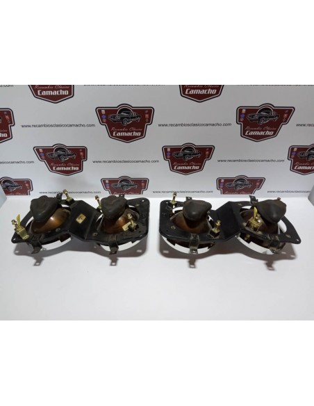 CONJUNTO FAROS DELANTEROS CON SOPORTES SEAT 132