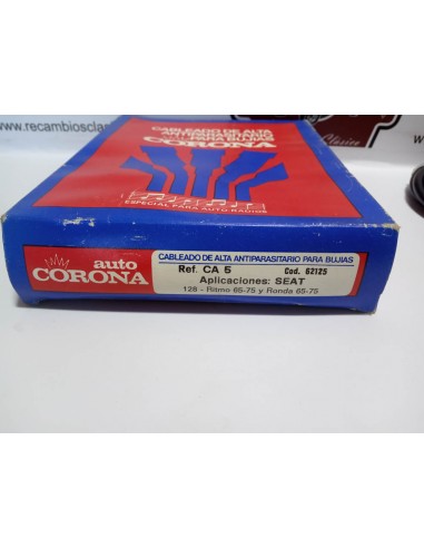 JUEGO CABLES DE BUJIA SEAT 128 , RITMO Y RONDA