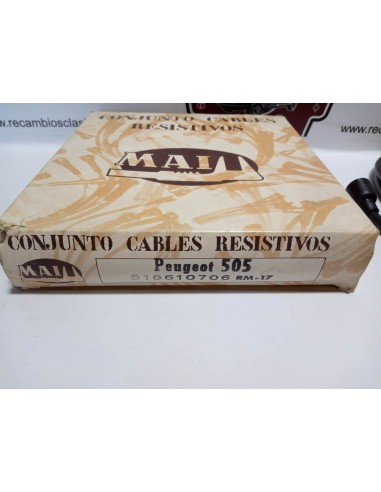 JUEGO CABLES DE BUJIAS PEUGEOT 505