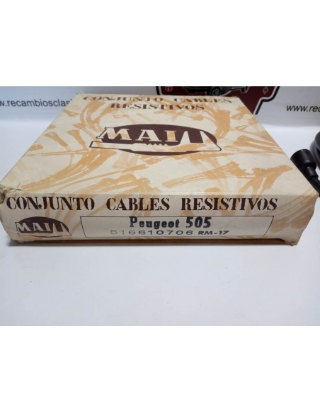 JUEGO CABLES DE BUJIAS PEUGEOT 505