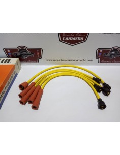 JUEGO CABLES DE BUJIAS RENAULT 12 TS AMARILLOS 2