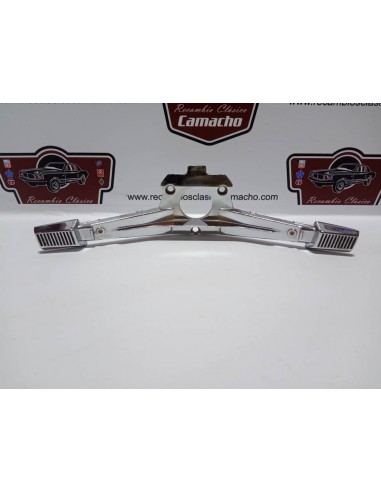 CENTRO DE VOLANTE METALICO SEAT 124 PULSADOR CROMADO