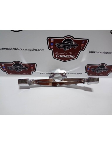 CENTRO DE VOLANTE METALICO SEAT 124 PULSADOR CROMADO