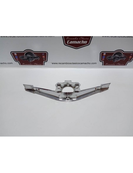 CENTRO DE VOLANTE METALICO SEAT 124 PULSADOR CROMADO