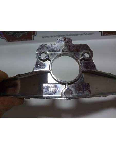 CENTRO DE VOLANTE METALICO SEAT 124 PULSADOR CROMADO