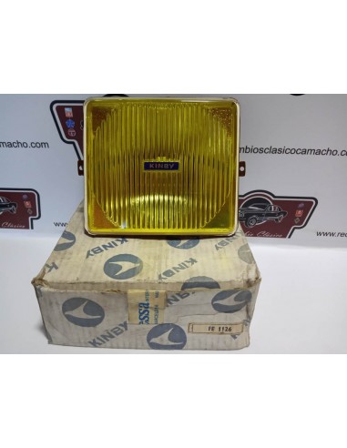 OPTICA FARO ANTINIEBLA CUADRADO KINBY FE 1126