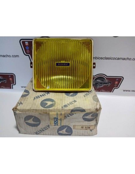 OPTICA FARO ANTINIEBLA CUADRADO KINBY FE 1126