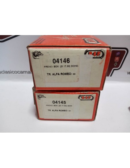 PAREJA BOMIN FRENO TRASERO ALFA ROMEO 33