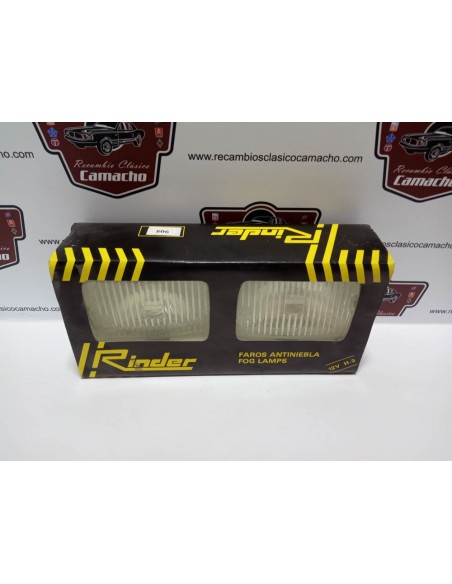 PAREJA FARO LARGO ALCANCE RINDER HALOGENO H3 12V