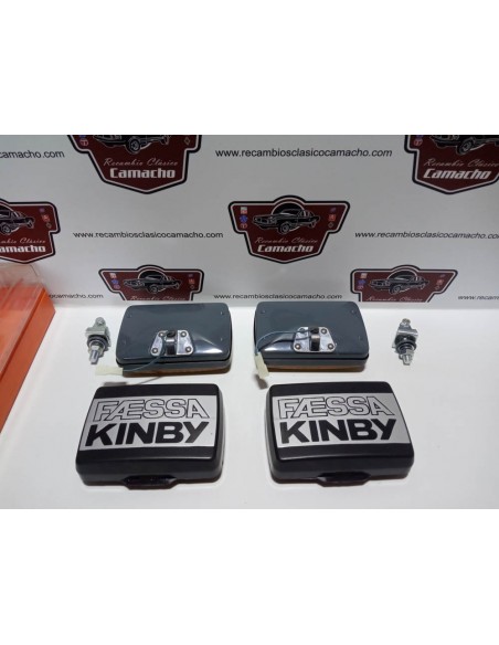 PAREJA FAROS ANTINIEBLA KINBY CON TAPAS HALOGENO H3