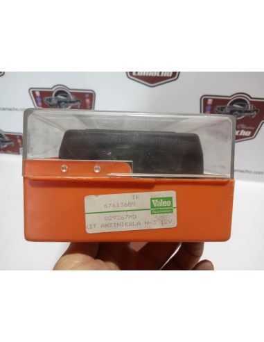 PAREJA FAROS ANTINIEBLA KINBY CON TAPAS HALOGENO H3