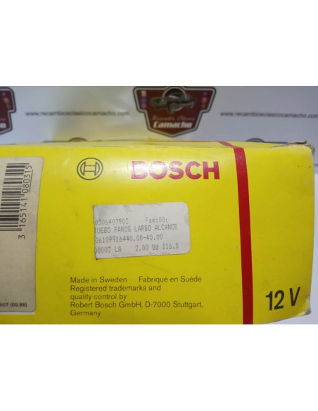 PAREJA FARO LARGO ALCANCE BOSCH HALOGENO H3 12V