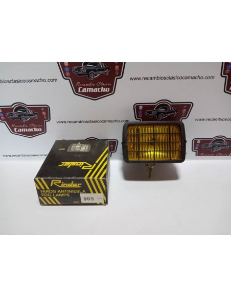 FARO ANTINIEBLA RINDER AMARILLO CON PROTECTOR