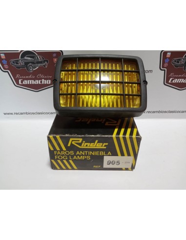 FARO ANTINIEBLA RINDER AMARILLO CON PROTECTOR