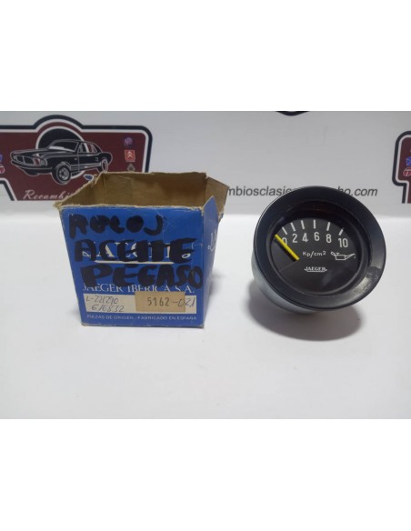 RELOJ INDICADOR PRESION ACEITE PEGASO 24 VOLTIOS