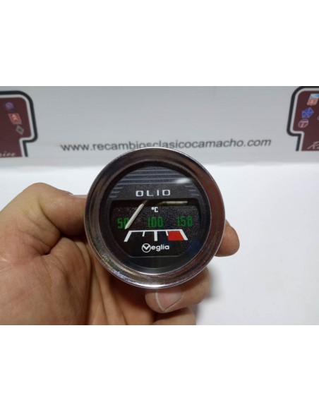 RELOJ INDICADOR TEMPERATURA ACEITE VEGLIA 12 VOLTIOS